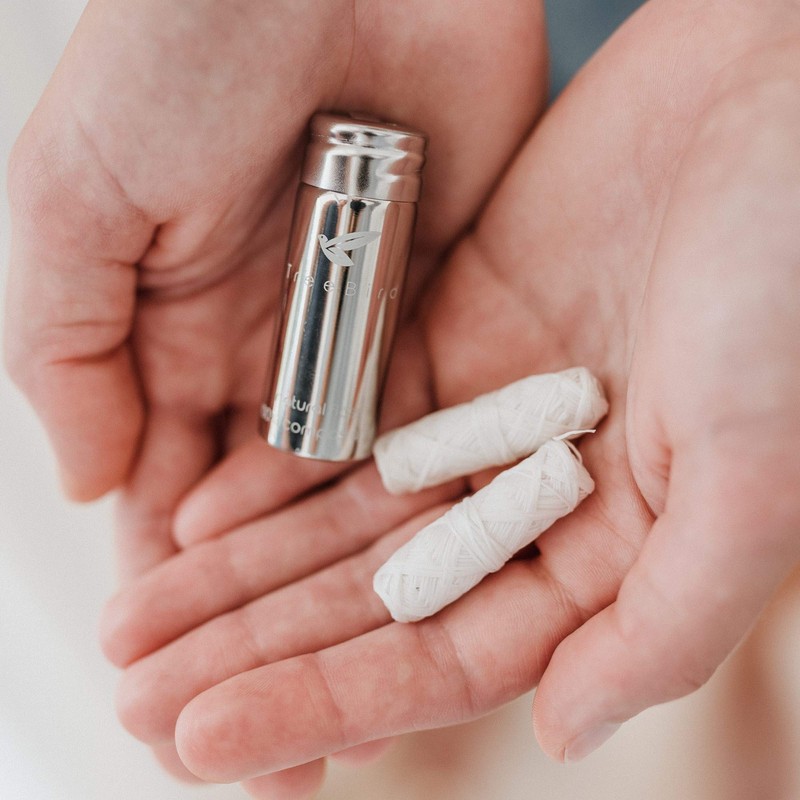 TreeBird Pure Silk Eco Floss Kit - Refillable Floss Dispenser
