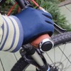 Mountain Bike Grips - PU Leather Ergonomic Scooter Grips -