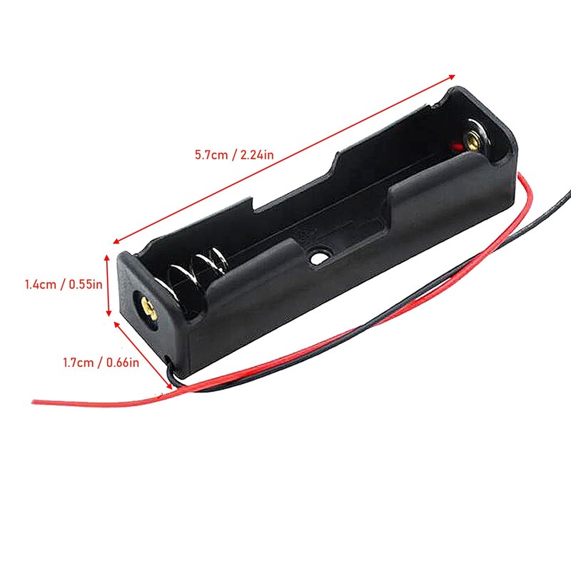 hrsyyl 10pcs Single AA Battery Holder 1x 1.5V AA Battery