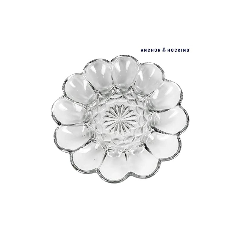 Anchor Hocking Company 10" Presence Egg Plate