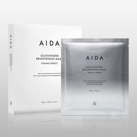 AIDA (현대홈쇼핑)아이다 글루타치온 브라이트닝 마스크 토닝 이펙트 4매 1개 (Hyundai Home Shopping) Aida Glutathione Brightening Mask Toning Effect 4 Sheets 1 Pack