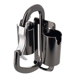 Sankyo Corporation DBLTACT Lightweight Aluminum Tool Hook with Curved Gate x Claw, Gunmetal DT-ATH-14G