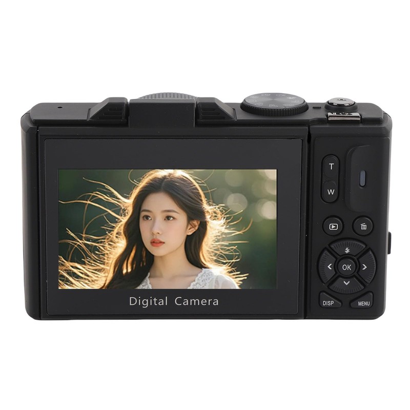 5K Digital Camera 75MP - 3" Flip Screen WiFi Vlogging