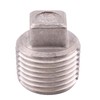DERPIPE Stainless Steel 304 Cast Pipe Fitting, Square Head Cored