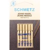Schmetz Jeans / Denim Sewing Machine Needles Assortment, Flat Shank,