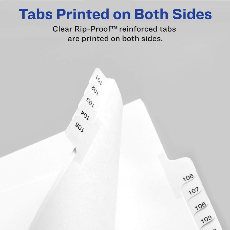Avery Collated Legal Dividers Allstate Style, Letter Size, EXHIBIT A-Z
