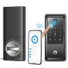 Alexa/Google Assisant/Tuya app G6 Fingerprint Smart Lock, 6 in 1