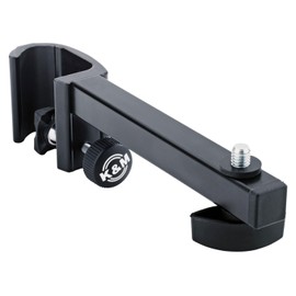 K&M 19715 Universal Clamp Bracket up to Diameter 30 cm with 3/8 Inch Thread Connection Sturdy Bracket Made of Steel