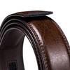 Dubulle Men's Belt Business Only Strap Replaceable Match Slide Buckle