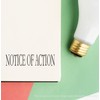 Acorn Sales - Large Notice Of Action Rubber Stamp