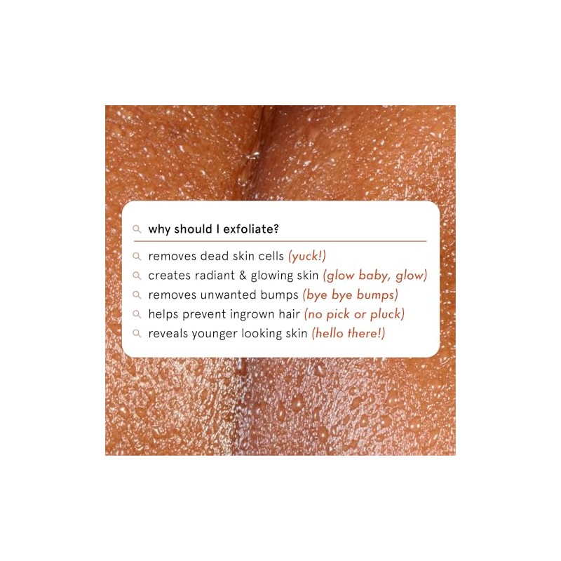 Care by Cleanlogic Organic Cotton Exfoliating Body Scrubber, Natural, 3