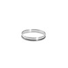 De Buyer Circular Tart Frame with Rolled Edge, Stainless Steel,