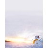 Great Papers! Snowman Sunset Holiday Letterhead, 8.5" x 11", 80