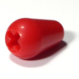 Guitar pickup selector toggle switch tip cap Knob in red
