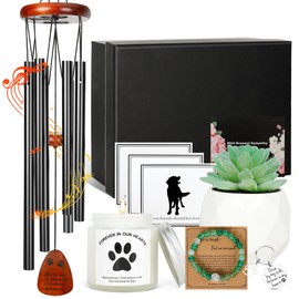 Churika Sympathy Gift Baskets, Memorial Sympathy Wind Chimes for Loss of Loved One, Memorial Gift Sorry for Your Loss of Mother Father Husband Friend Loved One