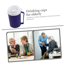 Baluue Leakproof Drinking Cup Easy to Hold for Elderly Hand Weakness Maternity Convalescent Oz