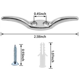 Haidong Blind Curtain Rope Clip, Blind Accessories Hook, Blind Curtain and Flagpole Blind Curtain Rope Clip Hook,Blind Curtain Safety Kit Sunshade Waterproof Cloth (4PCS)