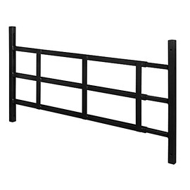 Segal 9179775 16 in, Carbon Steel, Black, Fixed 3-Bar Window Grill, 15-1/4 in.H x 23-1/2 in-38 in.W