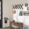 Homode Accordion Wall Hanger, Hat Hangers Wall Mounted, Wood Accordian