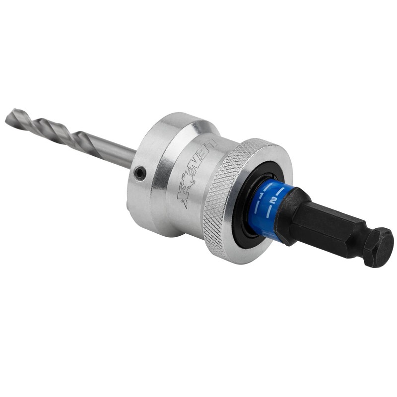 LENOX TOOLS Hole Saw, 1/2 inch Arbor, Snap Back Release,