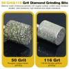 FCKLVMC 24 Pcs Diamond Bits Compatible with Dremel, 6 Size