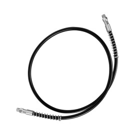 OCHIKI 1/8"NPT 48" Grease Gun Hose Fit for Milwaukee 2646-20/2646-21CT/2646-22CT M18 & 2446-20 M12 Cordless Grease Gun(with HP Connector), Replace 49-16-2647 Black Hose Without Hp Coupler