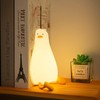 ATCTBOGFS Cute Duck/Chicken/Pig/Rabbit/Panda Night Light, LED Squishy Animal Novelty Lamp