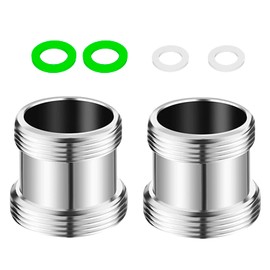 Alppihym Tap Adapter M22 to M24 - Thread Adapter for Male Thread M22 and M24, Ideal for Aerators and Sinks