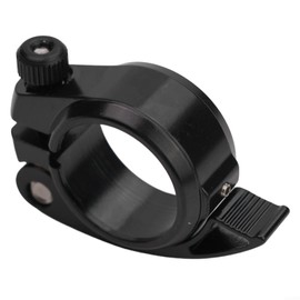 Bicycle Seatpost Clamps Aluminum Alloy 38mm Quick Release Design Foldable Bicycle Seat Tube Clamp with Anti-Slip Function for Cycling Mountain Bikes