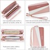 Cartera para Mujer de Cuero PU, Billetera de Gran Capacidad,
