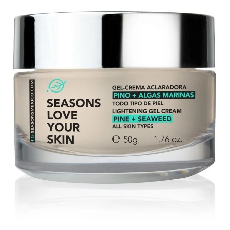 Gel-crema Aclaradora Pino + Algas Marinas 50gr Tipo de piel
