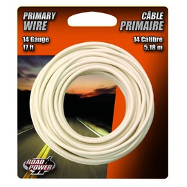 Road Power 55669033 Automotive Copper Wire, 17', White