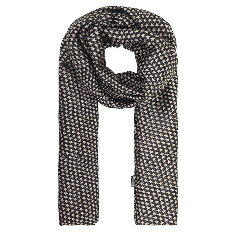 WANYING Men's Silk Scarf Artificial Silk Scarf Double Layers Long
