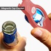 2-in-1 Magnetic Soda Can & Beer Bottle Opener-Dual Magnets for