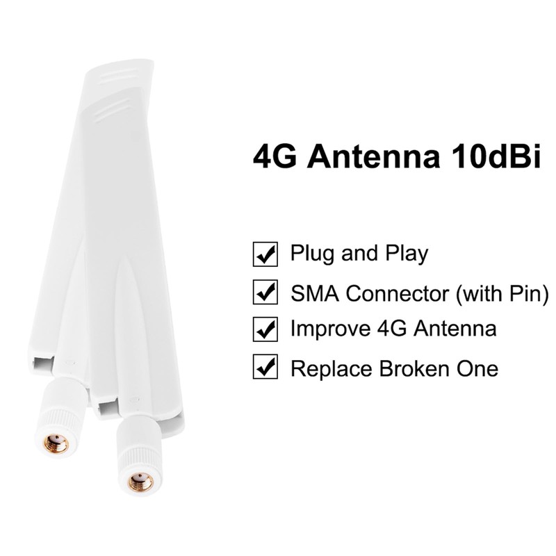 WLAN Antenna, 10dBi 4G LTE Antenna with RP-SMA Connector Network