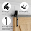 CCJH Barn Door Hardware Kit 4FT Sliding Track Heavy Duty
