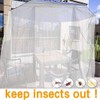 Opamoo Mosquito Net Fine Mesh Large Square Mosquito Net for
