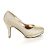 KISS & TELL Valonia-18 Women's Glitter Round Toe Slip On