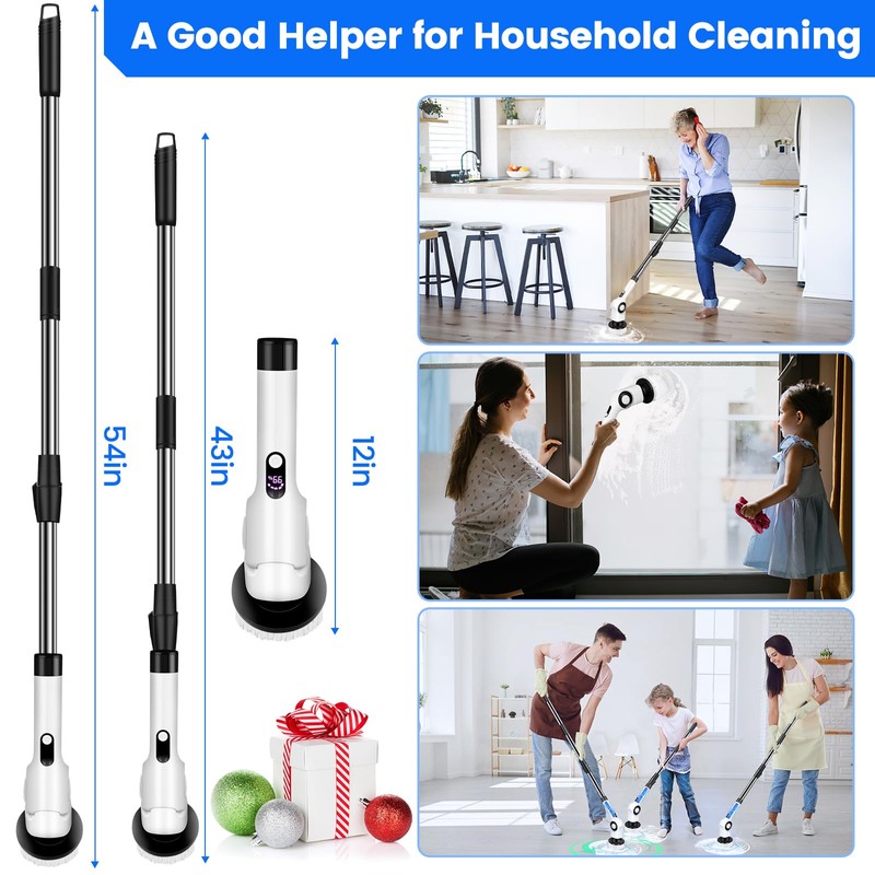 Electric Spin Scrubber Electric Cleaning Brush