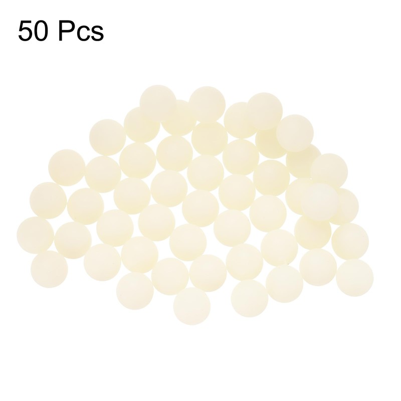 QUARKZMAN Pack of 50 Nylon Ball Bearing Balls, 9 mm,