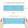 6 Pcs Striped Headbands for Women, Wide Non Slip Cloth