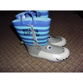 Boots Boys SHARK K Komfor Me Rubber waterproof Boots, size 3, NEW