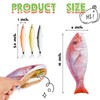 Outus Fish Pencil Case Novelty Fish Pen Bag Fish Coin