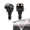Fluher 2 PCS Car Front Windshield Water Spray Nozzle, 0.7"