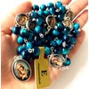 elegantmedical SEVEN 7 SORROWS MARY Rosary Necklace Catholic, Tigers Eye