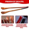 6-Piece Wooden Spoons, Long-Hand Spoons, Wooden Mixing Spoons for Drinks,