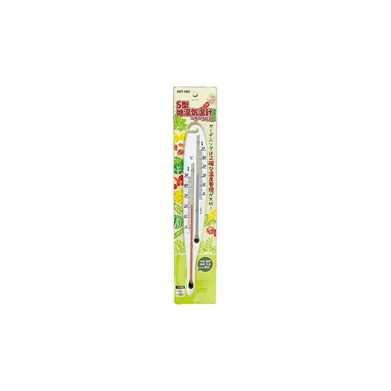 Takamori Koki AST-1651 S-Type Terrain Thermometer, -5 to 50 Degrees
