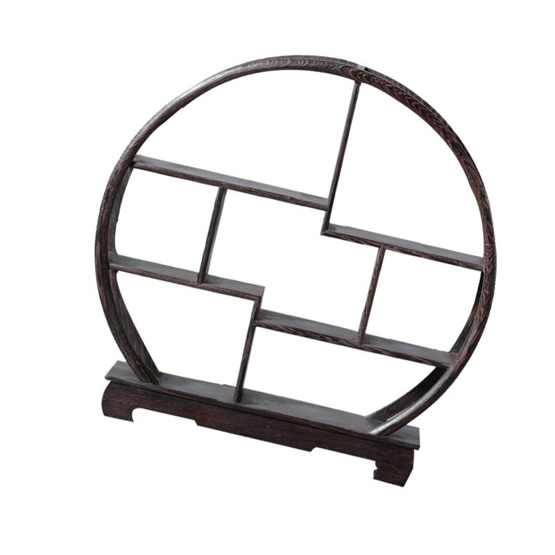 SUPVOX Chinese Wooden Display Stand Solid Wood Assemble Display Rack