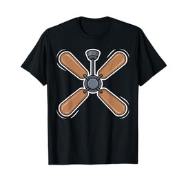 No visible text detected Funny Ceiling Fan Art for Home T-Shirt
