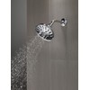 Delta Faucet 52669-BL 5-Setting H2OKinetic Trad Raincan Shower Head, Matte